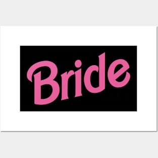 Bride Barbie logo Posters and Art